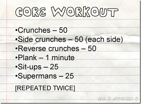 core workout