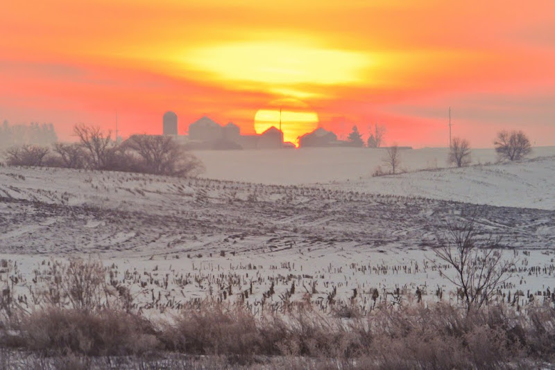 Winter Sunrise NE Iowa Dyxum