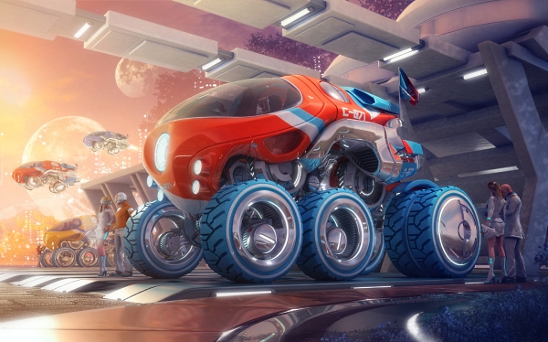 Funny Mini Car illustrations