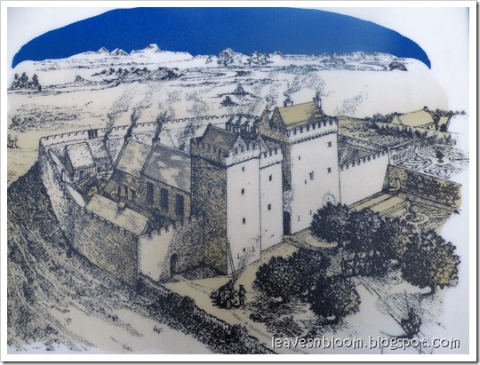 artists impression of Huntingtower Castle