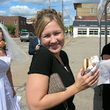 Rachel Enjoys a Burger