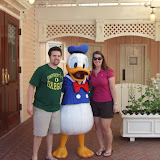 Donald Duck Stops for a Picture