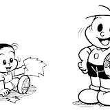 Turma da M&ocirc;nica: atividades diversas e desenhos para produ&ccedil;&atilde;o de texto