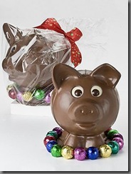 Chocolate pig