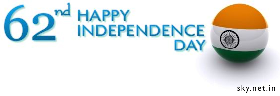 Happy 62nd Independence Day India