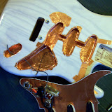 I've added copper shielding out to all the screwholes and she's ready to attach.
