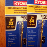 The Sperzel tuners I bought call for a 2.7mm drill bit, but all I could find were these two.  Hmm...what's up with that, Home Depot?