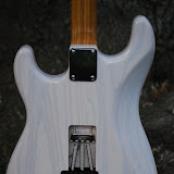 Closeup of the back. I'd like to get a custom neckplate done, but have to figure out what I want.