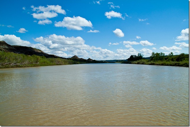 Red Deer River at the Bleriot Ferry Red Deer River at the Bleriot Ferry