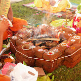 The Puja in Progress