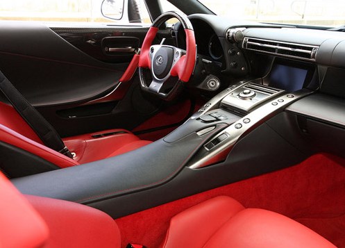 2010 lexus lfa interior. Lexus LFA (interior)