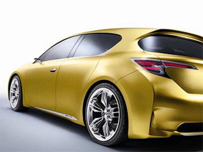 Lexus has shown a fragment of a new hatchback