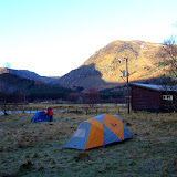 Camping outside the CDMC club hut