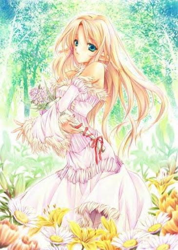 beautiful anime girl. As seen in the picture she has