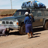 More concern from the driver over the state of our vehicle
