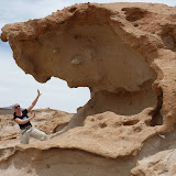 Dee being eaten by a "rock seal" - she's always had the better imagination to be honest.