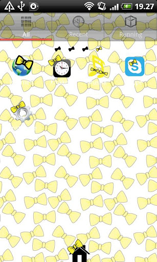 【免費個人化App】Bowtie yellow GO Launcher-APP點子