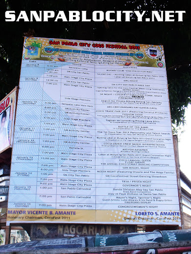 16th Cocofest Schedule 16th Cocofest Schedule
