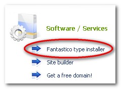 Upgrade link pada Fantastico