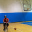 Trevon testing out his bike