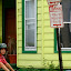 Juan in front of his house.