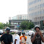 Johnathan, Cam, Quinton and Larry take a breather downtown