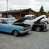 Our hotrods at the Kingsman Poker Run/Show