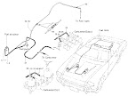 Datsun Fairlady illustration no. 011A-1 Fuel Piping To Sep.-'67