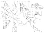 Datsun Fairlady illustration no. 014A-1 Exhaust Tube & Muffler (1967.5-1970) (From C/# SP311-03001, SPL311-17001, SR311-00008, SRL311-00070)