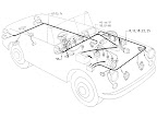 Datsun Fairlady illustration no. 022-2 Wiring (From July 1969)