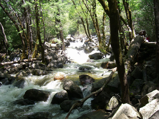Cascade below Bridalveil Falls