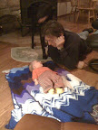 Grandpa Kleiss and Audrey getting some quality time on the floor.