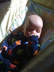 Hand to mouth...a common sight around our household.
