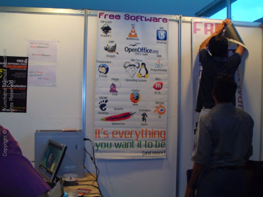 Archivers 2009 FOSS Stall at