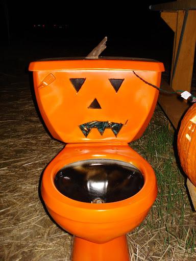 halloween toilet