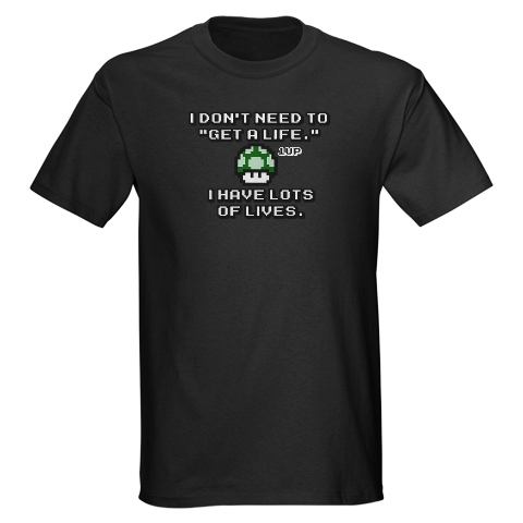 lives 1 up Interesting Logo Tees