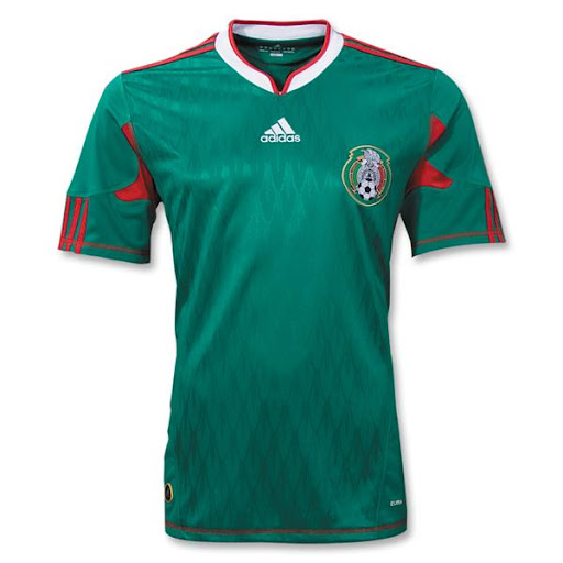 Soccer 2010 Official National Teams Jersey Mexico Soccer 2010 Official National Teams Jersey