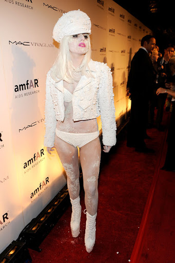amfAR%2BNew%2BYork%2BGala%2BKick%2BOff%2BFall%2B2010%2BFashion%2BWqXfPrxbLj8l Top 10 Weird Dresses of Lady Gaga