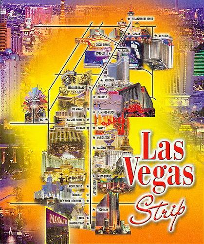 vegas strip hotel map. las vegas strip map of hotels.