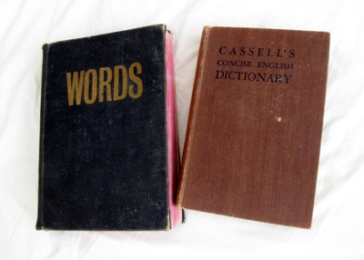 dad's old dictionaries