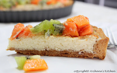 Tropical Fruit Cheese Cake