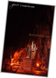 inside the cave