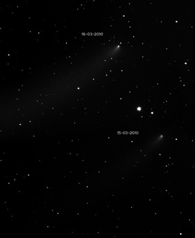 cometa c2007q3 movimento