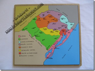 Mapa do Rio Grande do Sul 