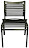 : Angle: Front Low, Finish: Powdercoat Black, Idealchair, Product: J201Ftitle=
