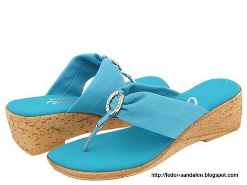 Leder sandalen:LOGO352988