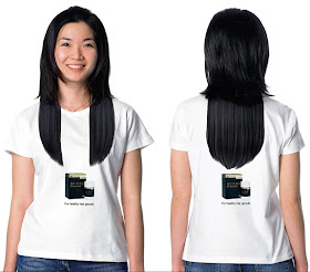 Long Hair Illusion T-Shirt