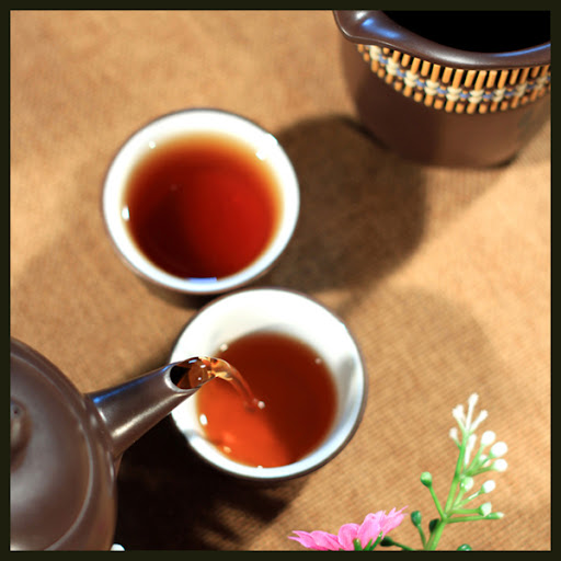 Your Lotus Bud tea set is porous which allows the tea to breathe