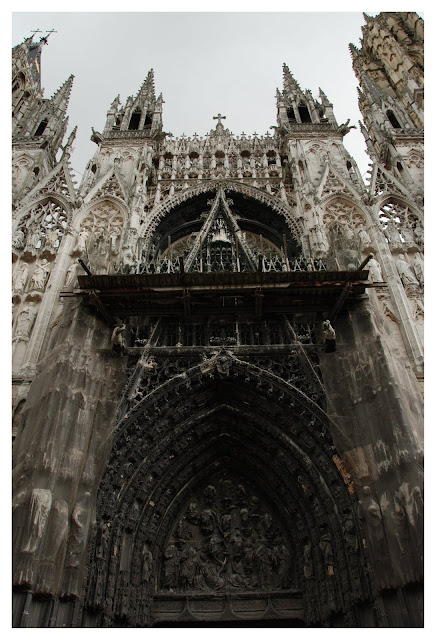 華麗宏偉的盧昂聖母大教堂。