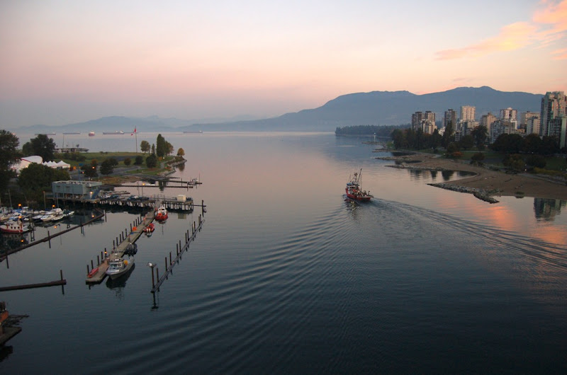 false creek View from Burrard Bridge